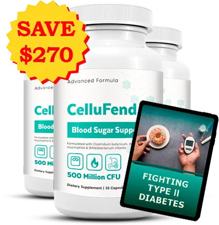 CelluFend blood sugar support probiotic capsules